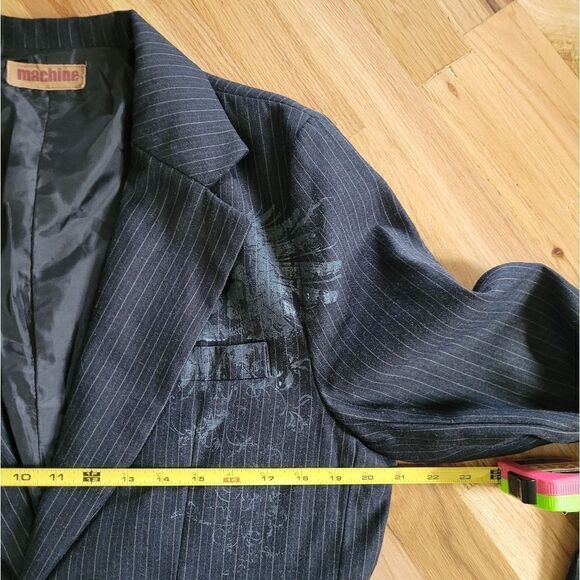 Machine Men’s Design Striped Blazer Large - Picture 6 of 12